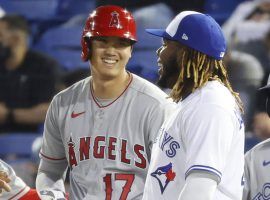 Shohei Ohtani (left) and Vladimir Guerrero Jr. (right) have left everyone else behind in the race for AL MVP. (Image: USA Today/Reuters)