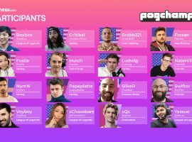 Sixteen of the worldâ€™s most popular Twitch streamers are competing in the Chess.com Pogchamps tournament. (Image: Chess.com)