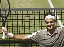 Roger Federer won the Halle Open for the 10th time in his career by defeating David Goffin in Sundayâ€™s final. (Image: Friso Gentsch/AP)