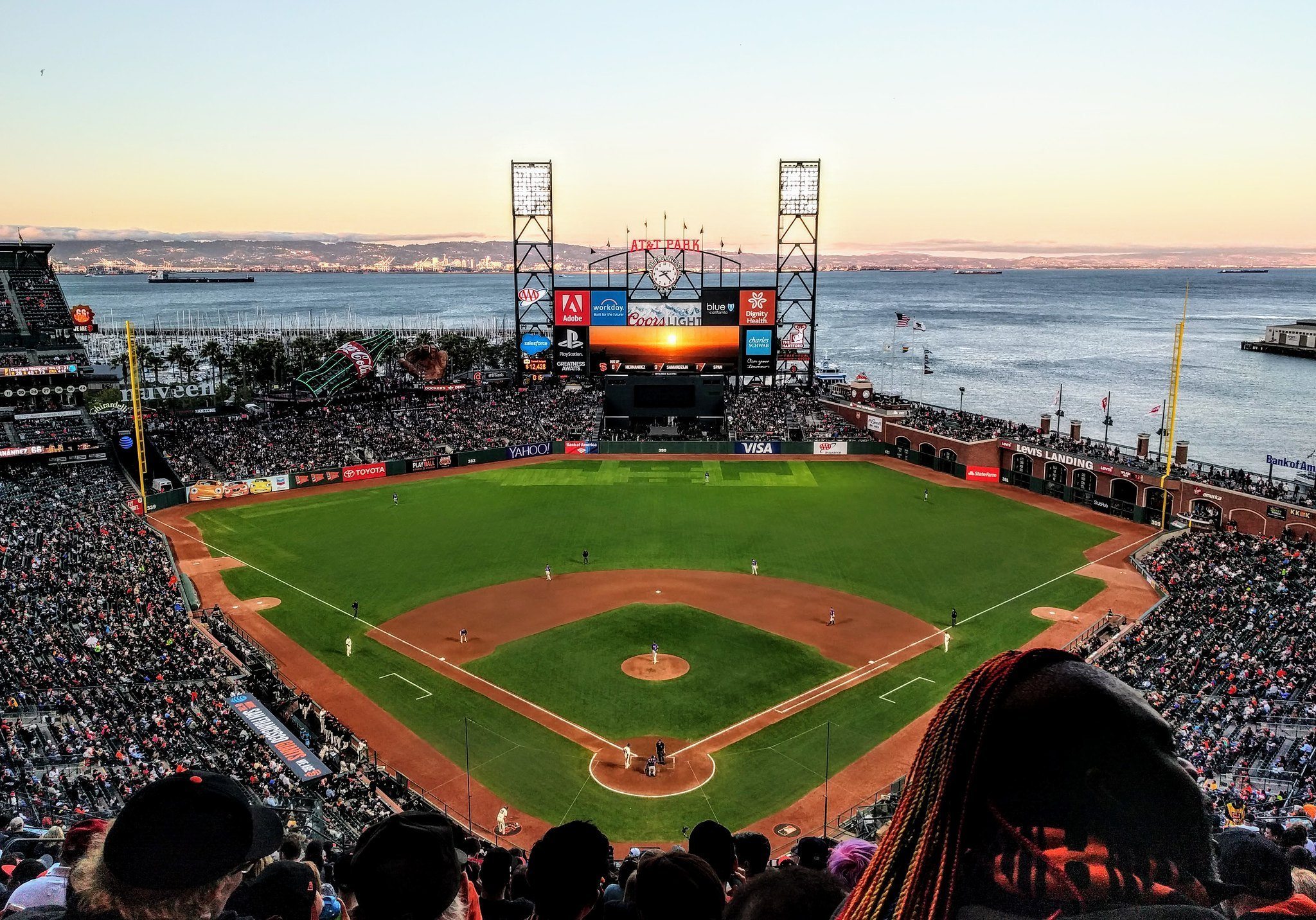 San Francisco Giants Oracle Park Moving Bullpens