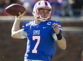 SMU quarterback Shane Buechele has put up big numbers in recent weeks and looks to continue that trend against East Carolina this Saturday. (Image: Philadelphia Inquirer)