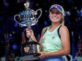 Sofia Kenin defeated Garbine Muguruza to win the Australian Open and earn her first Grand Slam title on Saturday. (Image: Lee Jin-man, AP)