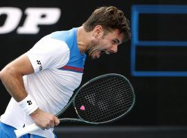 Stan Wawrinka came back to win a five-set thriller against Daniil Medvedev and reach the quarterfinals at the Australian Open. (Image: Issei Kato/Reuters)