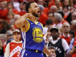 Golden State Warriors guard Steph Curry during the 2019 NBA Finals in Toronto, Ontario. (Image: Getty)