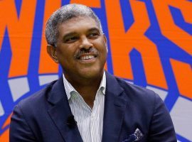 Former New York Knicks president Steve Mills. (Image: Julie Jacobson/AP)