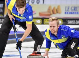 Sweden earned the overall top seed at the World Menâ€™s Curling Championship, and will enter the playoffs as the favorite to win the tournament. (Image: Getty)