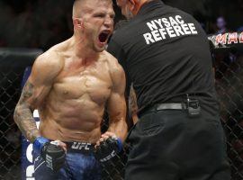 TJ Dillashaw was initially scheduled to fight Henry Cejudo at UFC 233, but that fight will now take place on Jan. 19 to headline the first UFC card on ESPN+. (Image: Noah K. Murray/USA Today Sports)