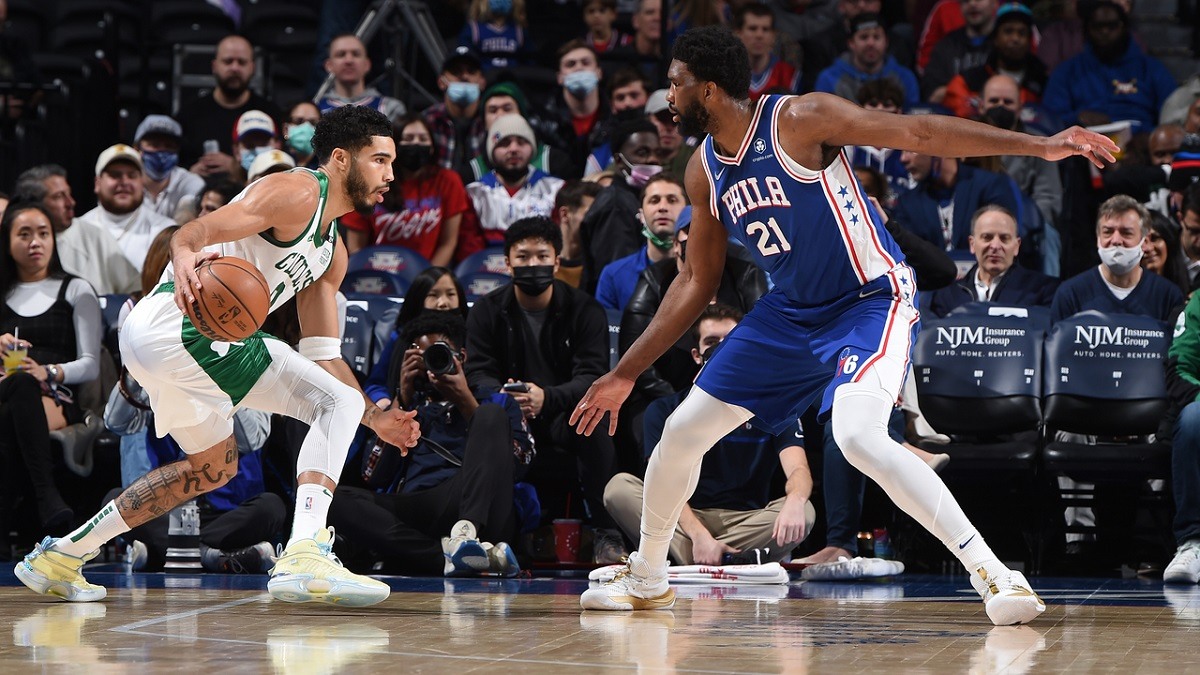 Atlantic Division title odds Philadelphia 76ers Boston Celtics