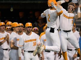 The Tennessee Volunteers are dominating college baseball, and are strong favorites ahead of the 2022 College World Series. (Image: Calvin Mattheis/Knoxville News Sentinel)