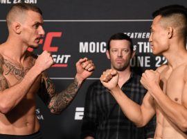 Renato â€œMoicanoâ€ Carneiro will take on â€œThe Korean Zombieâ€ in the main event at UFC Fight Night 154. (Image: Josh Hedges/Zuffa)