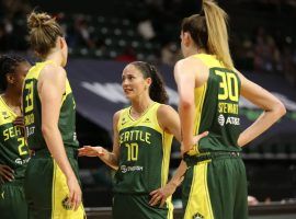 The Seattle Storm are out to a fast 12-2 start, and remain the favorites to defend their WNBA Championship. (Image: Joshua Huston/Getty/NBAE)