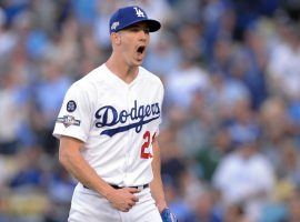 LA Dodgers pitcher Walker Buehler celebrates a strikeout against the Washington Nationals in NLDS Game 1 at Dodger Stadium. (Image: Gary A. Vasquez/USA Today Sports)