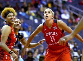 The Washington Mystics enter the 2019 season as favorites to win the WNBA Championship behind the play of former league MVP Elena Delle Donne (11). (Image: Katherine Frey/Washington Post)