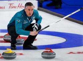 Wayne Middaugh has led Glenn Howardâ€™s team to a 7-1 record so far in his return to the Brier, five years after a skiing accident nearly ended his career. (Image: Jeff McIntosh/Canadian Press)