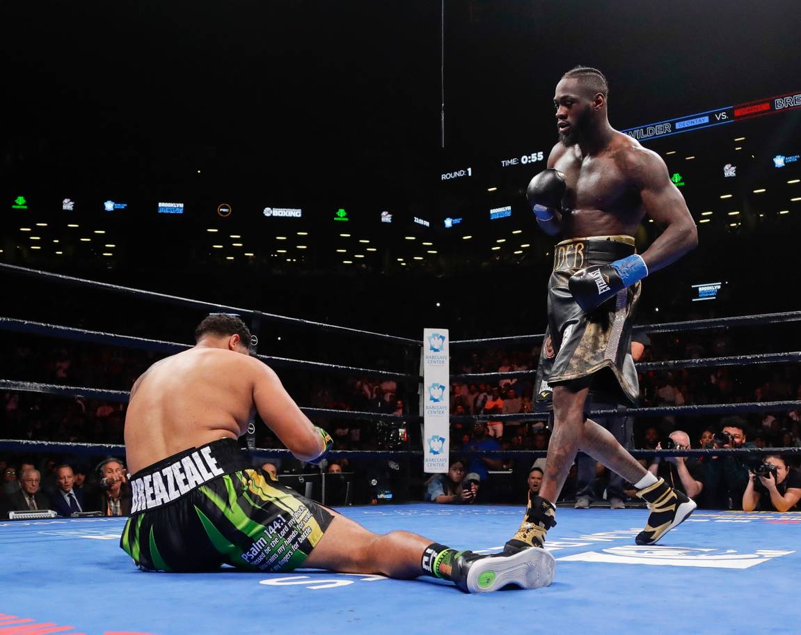 Deontay Wilder Breazeale knockout