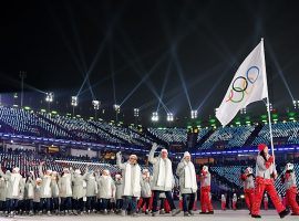 ceremony of the 2018 Winter Olympics in PyeongChang, South Korea. (Image: Matthias Hangst/Getty)