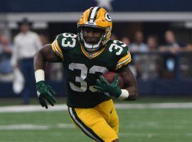 Aaron Jones should benefit from new Green Bay coach Matt LeFleurâ€™s offensive philosophy. (Image: UPI)