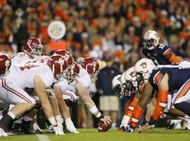 The Alabama-Auburn game pits the No. 5 Crimson Tide against the No. 15 Tigers on Saturday. (Image: Getty)