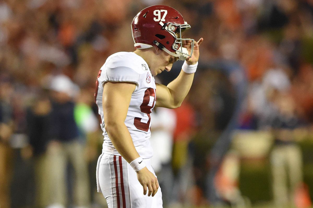 Alabama kicker Joseph Bulovas 