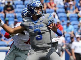 Memphis quarterback Brady White returns for the Tigers, who face Arkansas State on Saturday. (Image: Getty)