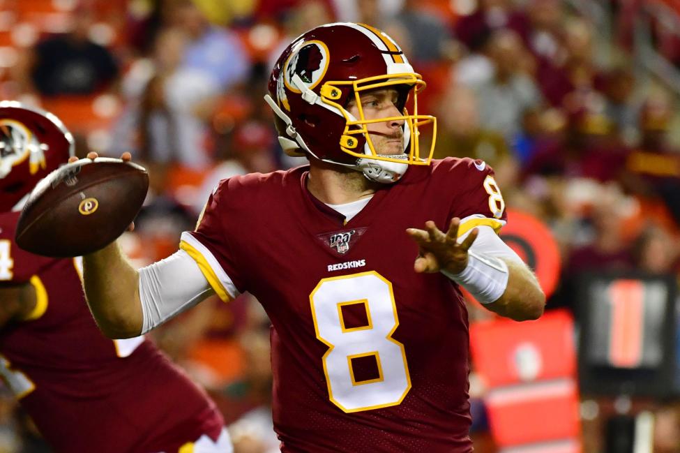 Washington quarterback Case Keenum Redskins-Cowboys 