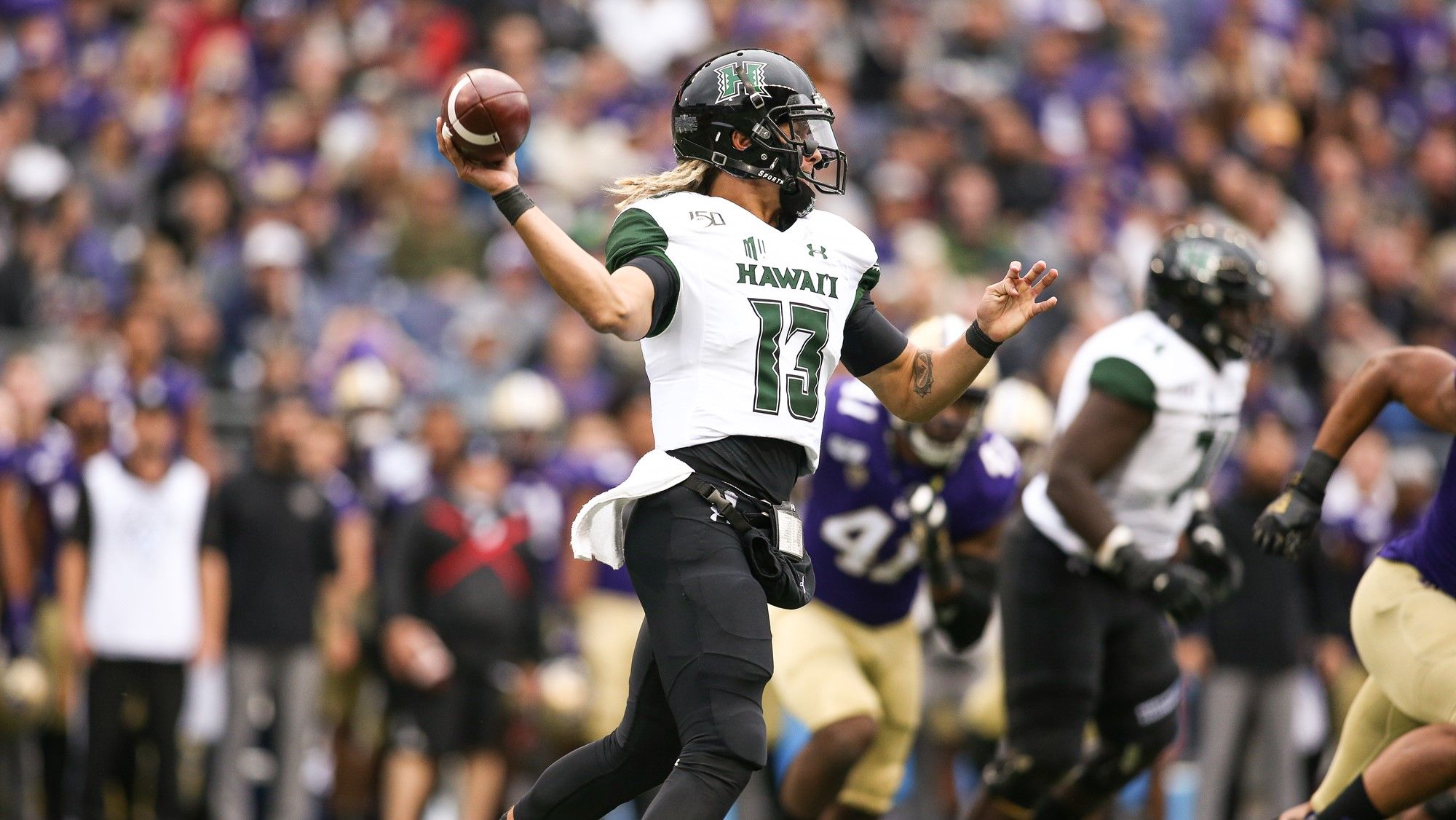 Hawaii quarterback Cole McDonald Hawaii Bowl 