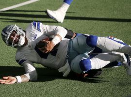 Quarterback Dak Prescott was carted off the field after a gruesome ankle injury that ended his season, and maybe Dallasâ€™ chances to win the Super Bowl. (Image: AP)