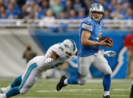 Detroit Lions quarterback Matt Stafford help lead his team to a road victory over Miami. (Image: Getty)