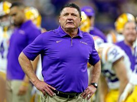 LSU head coach Ed Orgeron has seen several players opt out of the 2020 season, but said he isnâ€™t overly concerned. (Image: Getty)