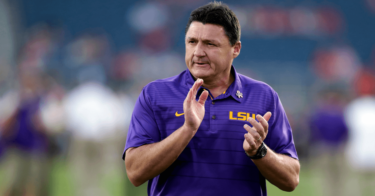 Ed Orgeron SEC Championship