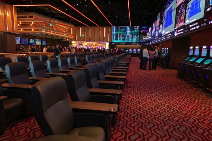 Empty sportsbook