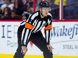 NHL Referee Garrett Rank qualified for the US Open as an amateur. (Image: Getty)