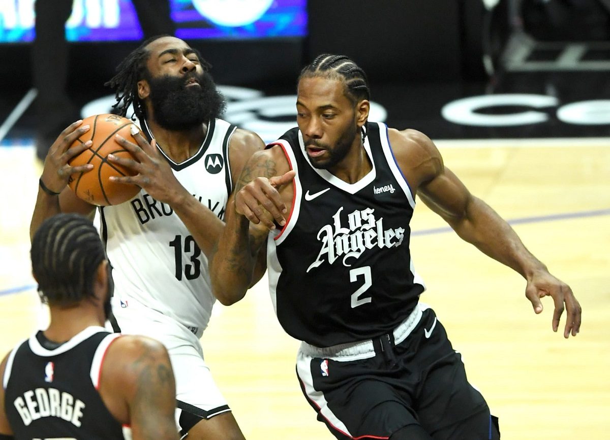 Kahi Leonard James Harden Injury Report Update LA Clippers Brooklyn Nets hamstring