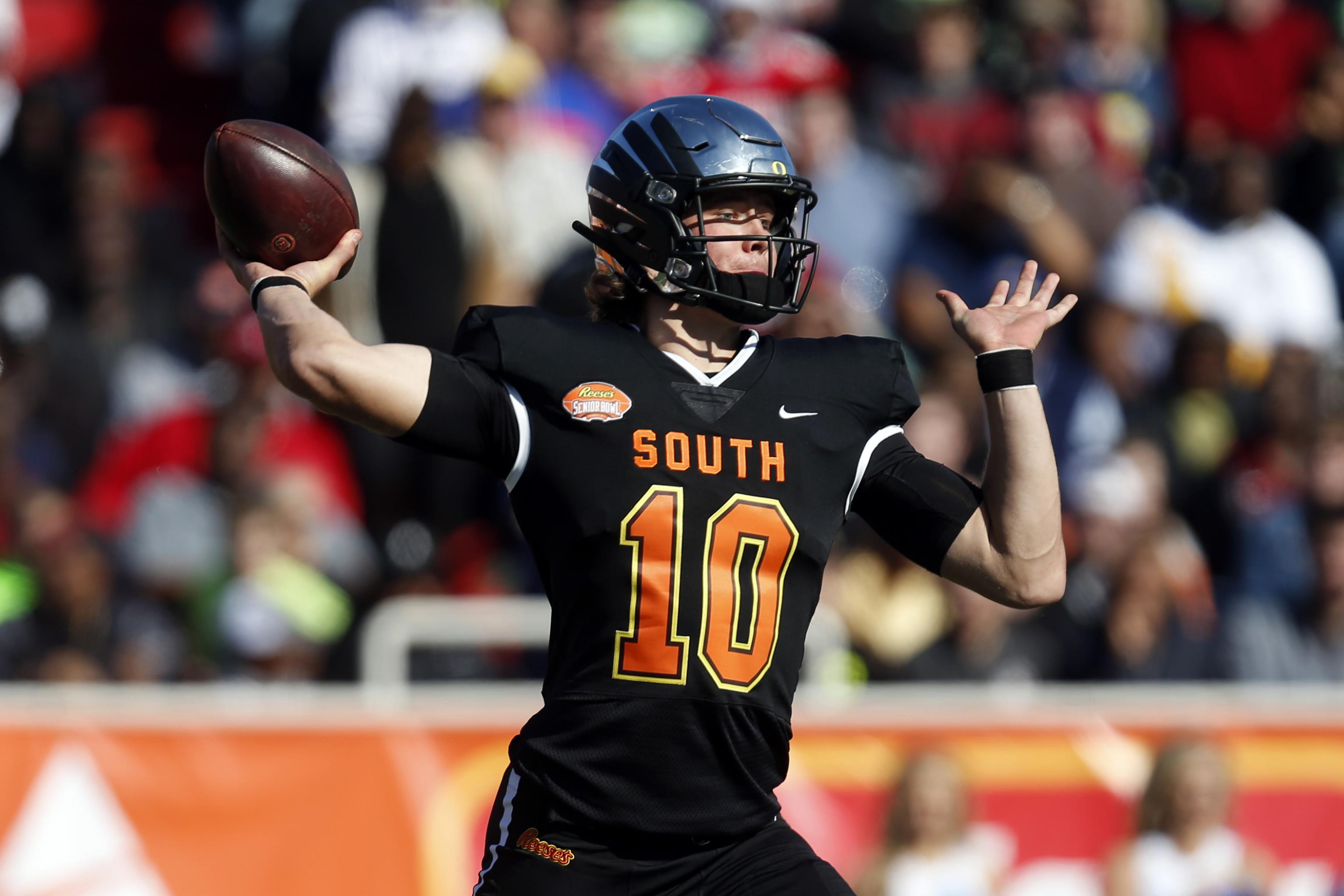 Justin Herbert Senior Bowl 