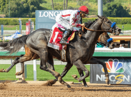 Roadster motors by stablemate Game Winner in $1 million Santa Anita Derby.