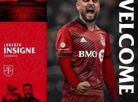 Lorenzo Insigne will play for Toronto starting 1 Jul. (Image; Twitter/torontofc)