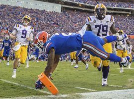 Florida sealed its 27-19 upset of LSU with a fourth-quarter interception for a touchdown. (Image: Gary Lloyd McCullough/The Florida Times-Union)