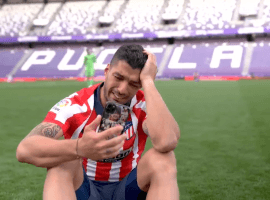 An emotional Luis Suarez was left in tears after Atletico Madrid won the Spanish La Liga title on Saturday. (Image: Twitter / @LaLiga )