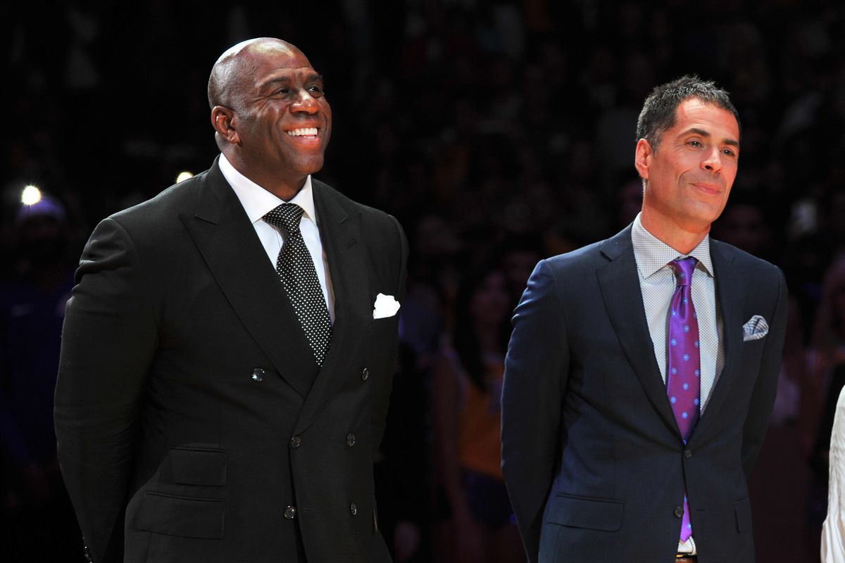 Magic Johnson Rob Pelinka