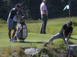 Phil Mickelson missed the cut at The Northern Trust and announced he will play on the PGA Tour Champions on Monday. (Image: Boston Globe)