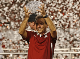 Alabama’s Nick Saban is expected to repeat as College Football’s National Champion. (Image: Getty)