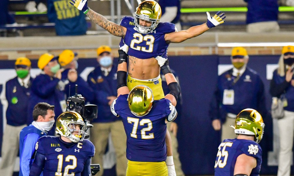 Notre Dame-Clemson College Football Week 10 betting 