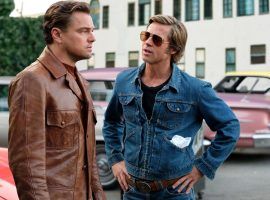 Leo DiCaprio and Brad Pitt in "Once Upon a Time in Hollywood." (Image: Sony Pictures)