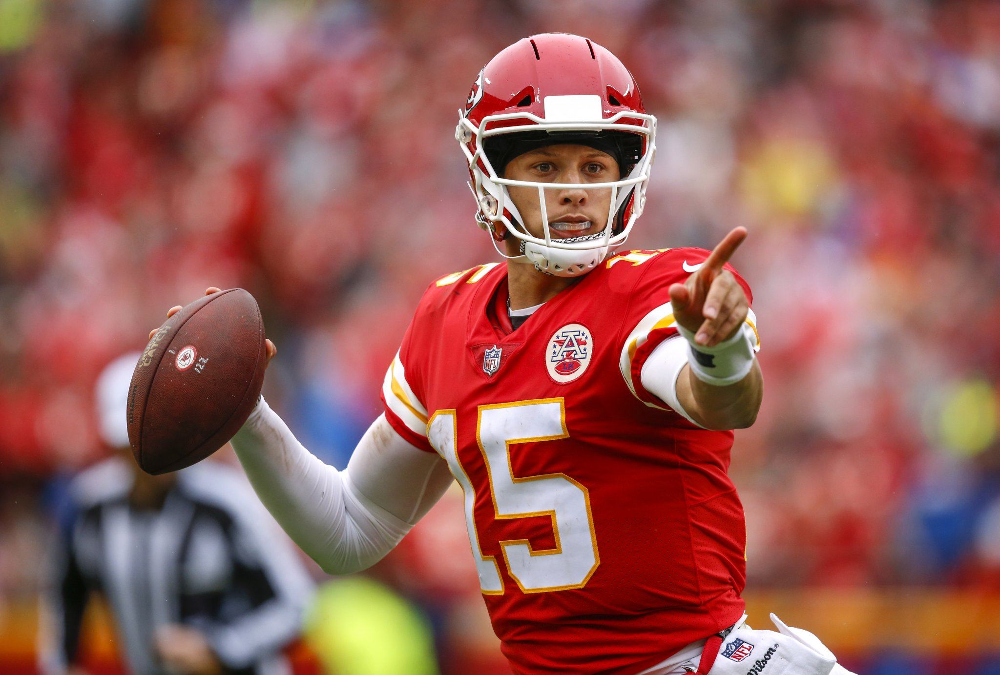 Kansas City quarterback Patrick Mahomes 