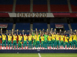 Brazil won the gold medals in the Men's Football Tournament at the Olympics after beating Spain 2-1 in the final. (Image: Twitter/FIFA)