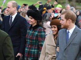 Prince William and Kate, left, are expecting their third child, while Prince Harry and Meghan Markle are getting married in May. (Image: I-Photo)