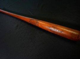 The bat with which  Babe Ruth hit his 500th home run fetched over $1 million at auction. (Image: SCP Auctions)