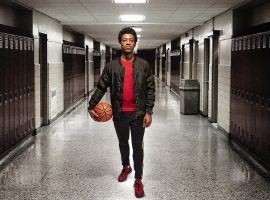 Sidney Gilstrap-Portley posed as a 17-year old homeless student so he could play high school basketball at Hillcrest High School in North Dallas. (Image: Jeffery A. Salter/Getty)