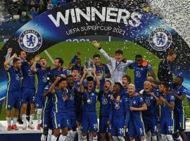 Chelsea won the UEFA Super Cup on penalties agaisnt Villarreal. (Image: Twitter/ChelseaFC)