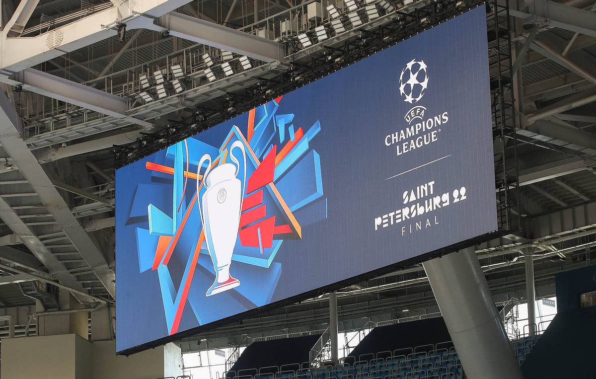 The 2022 Champions League final will be played in Sankt Petersburg. (Image: tass.com)